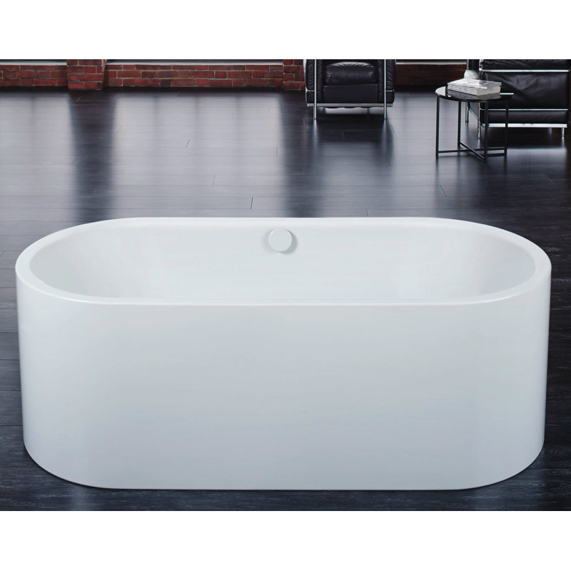 Kaldewei Centro Duo 66.93'' x 29.53'' Freestanding Soaking Porcelain